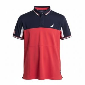 Nautica Athletic Colorblock Polo